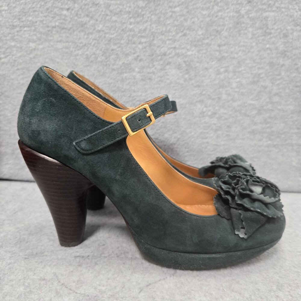 Chie Mihara Mary Jane Platform Suede Heels Size 38